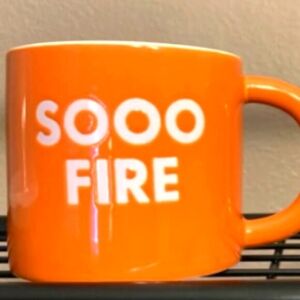 Stoneware Coffee Mug Room Essentials— "Sooo Fire" — 16oz 🧡